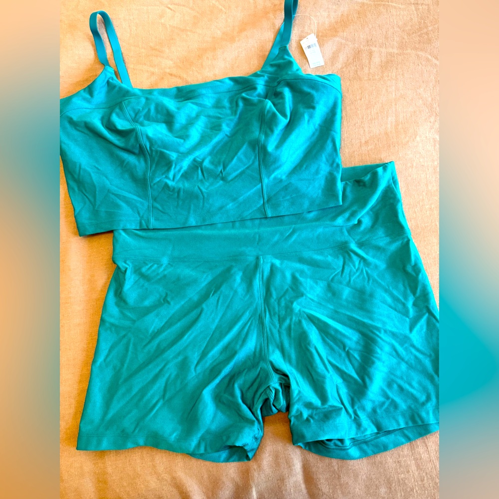 Aerie Biker short set